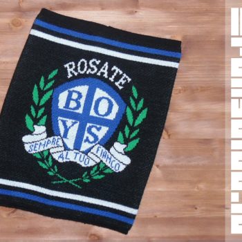 SCALDACOLLO TRAMA JACQUARD ROSATE
