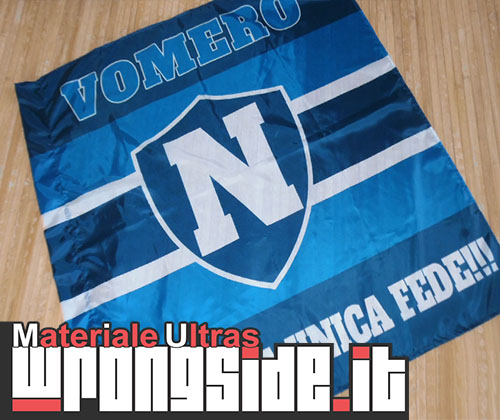 BANDIERA NAPOLI 100X100 TESSUTO LEGGERO B BANDIERA NAPOLI 100X100 TESSUTO LEGGERO B