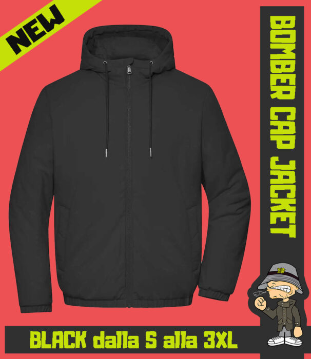 BOMBER CAP BLACK