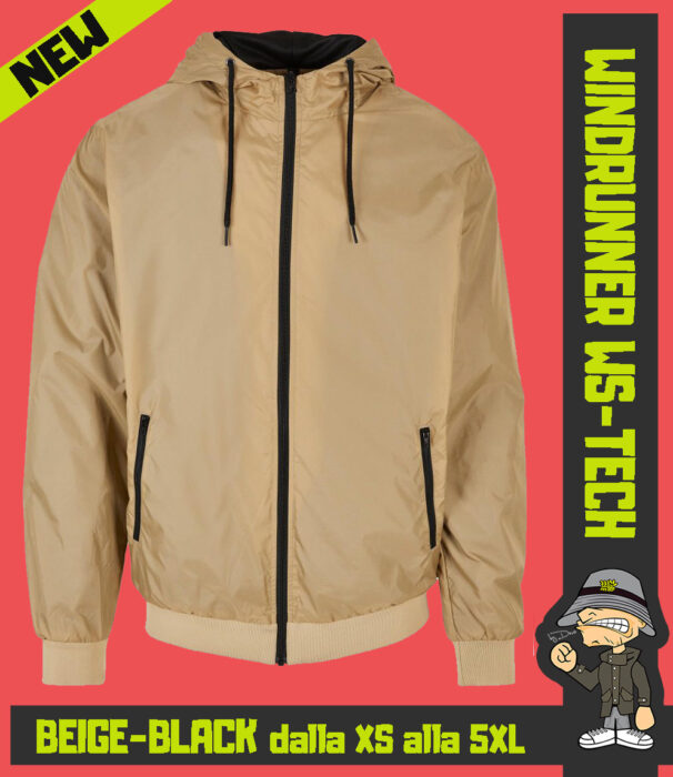WINDRUNNER TECH BEIGE-BLACK