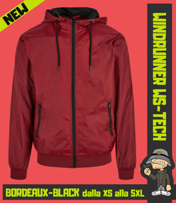 WINDRUNNER TECHBORDEAUX-BLACK